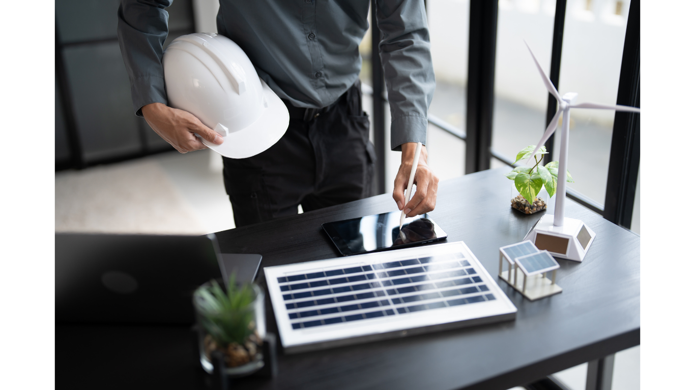 Ingenieros MXSolar en obra